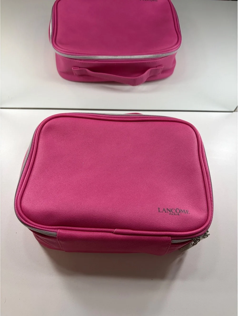 Lancôme Pink Cosmetic Travel Bag with Handle